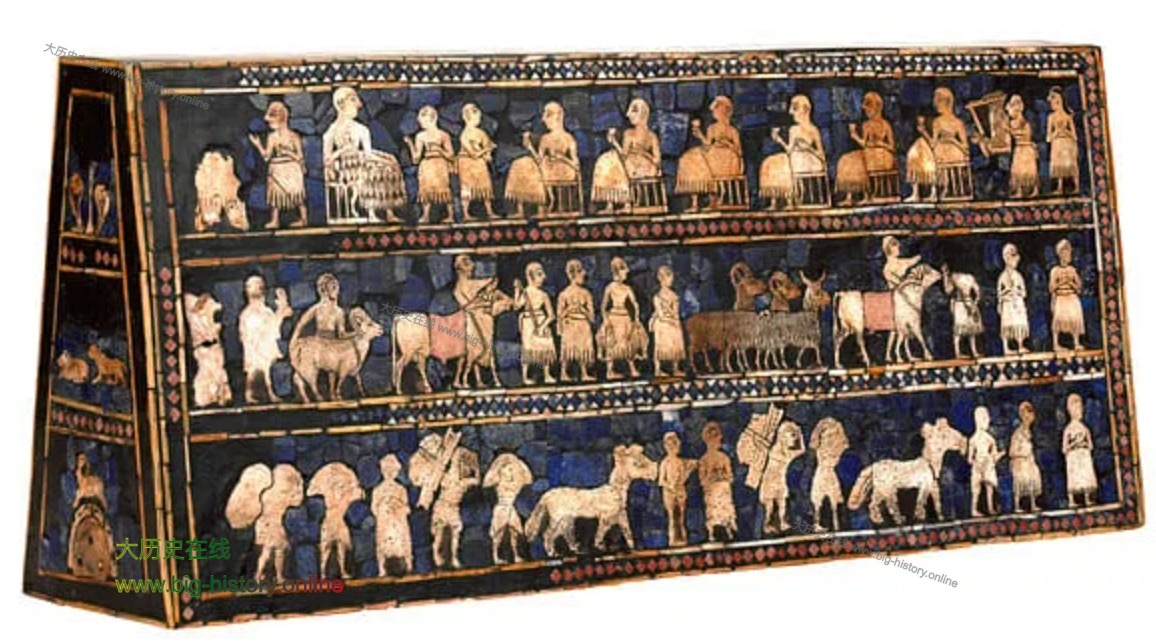 乌尔王军旗的背面