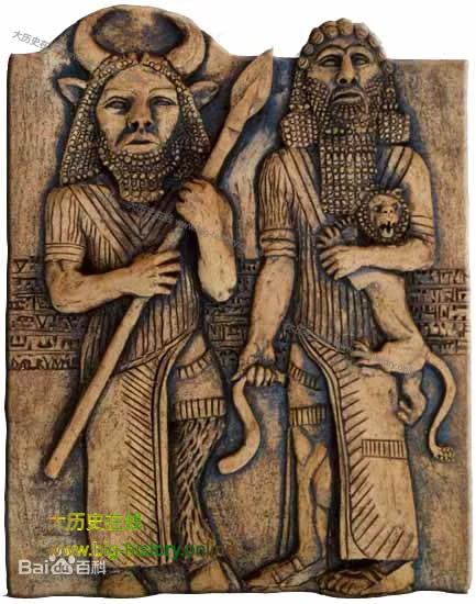 恩奇都（Enkidu）与吉尔伽美什