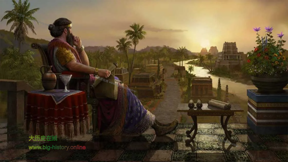 俯瞰阿卡德帝国的萨尔贡大帝