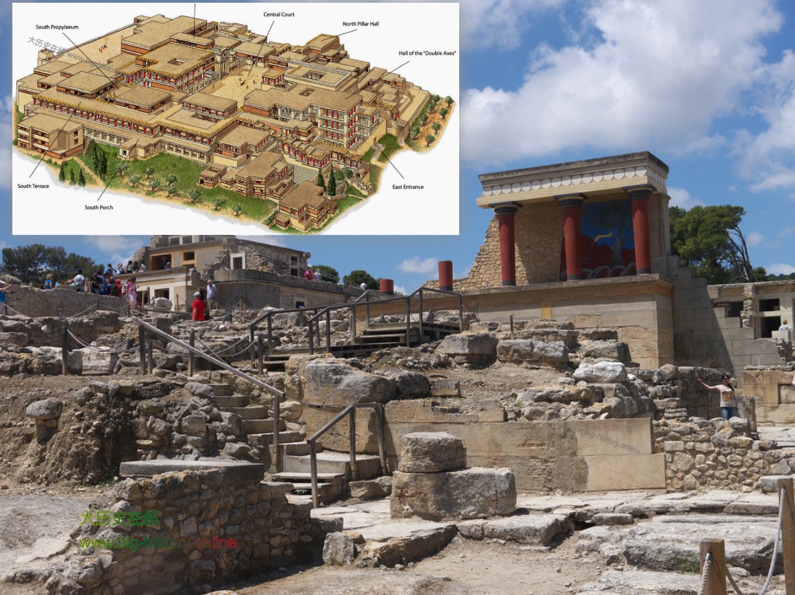 Knossos宫殿，克里特文明的标志