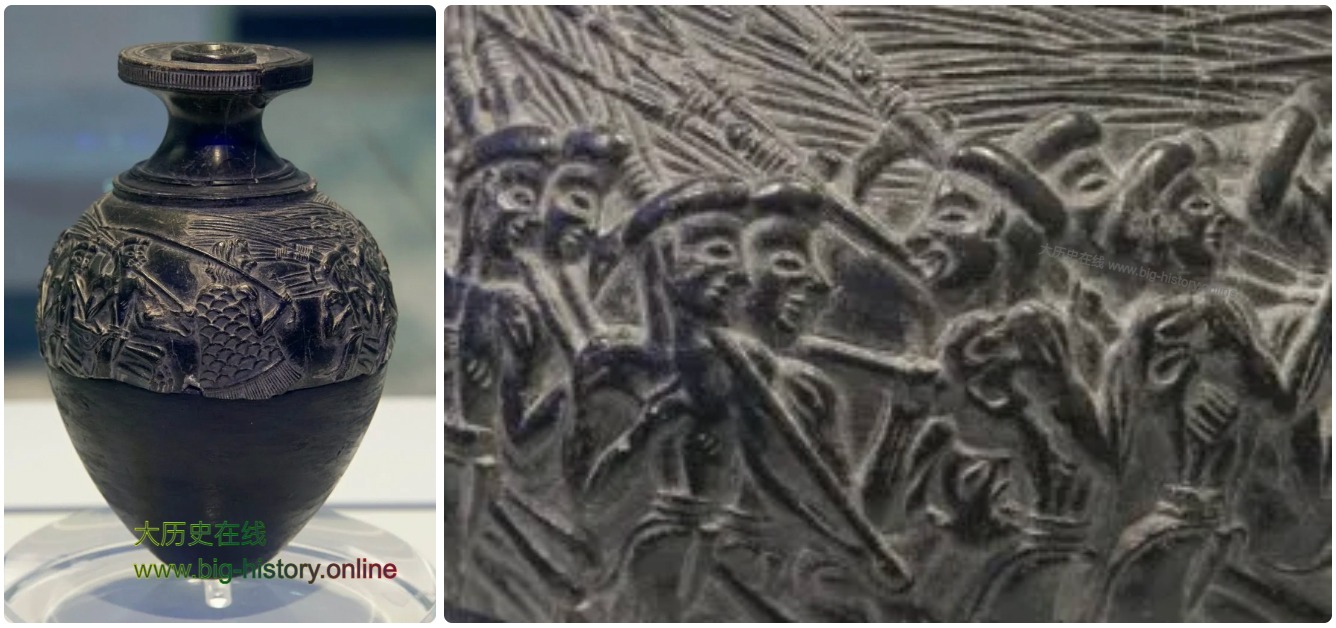 新王宫时期的艺术品，丰收石罐