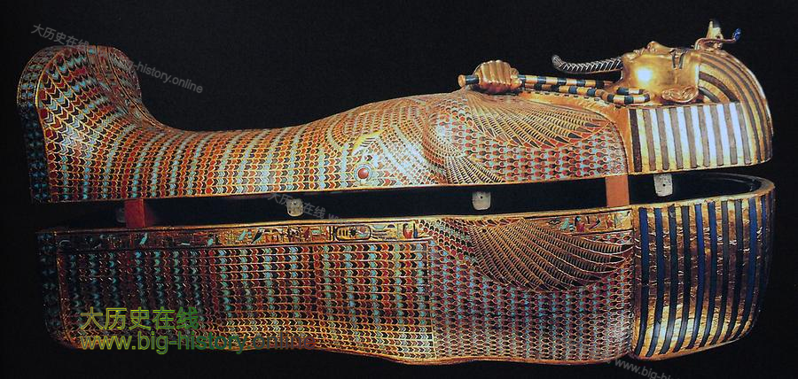 著名法老图坦卡蒙的内棺椁