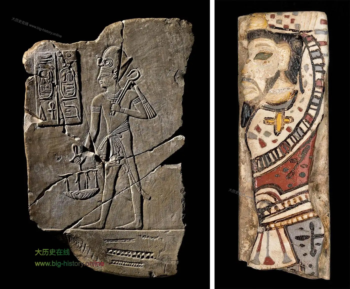 石板上拉美西斯二世的形象