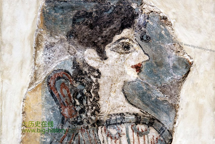 克诺索王宫中的克里特人壁画