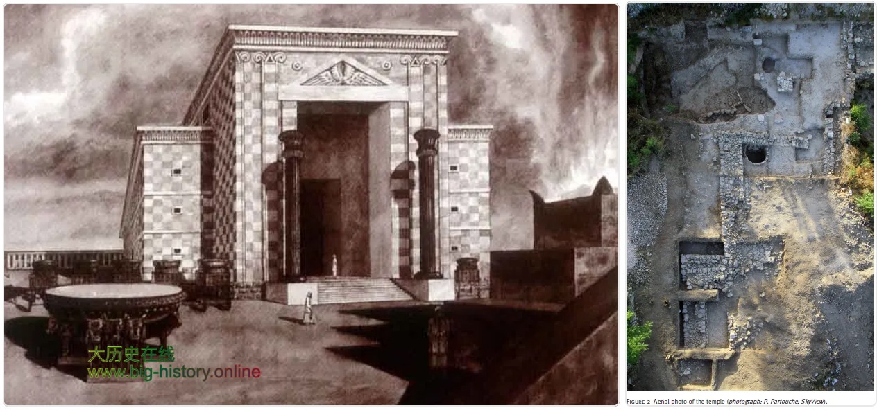 “第一圣殿”复原想象图，圣殿是维系以色列人共同宗教信仰的支柱