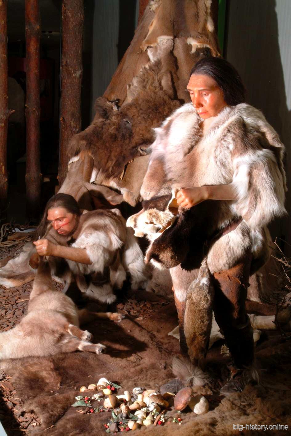 尼安德特人生活场景图