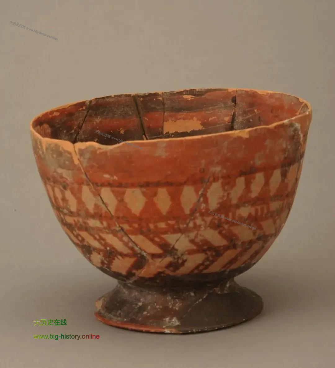 遗址出土的陶杯