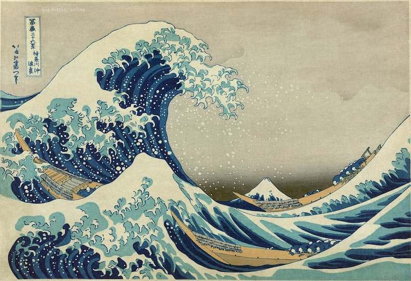 葛饰北斋《神奈川冲浪里》