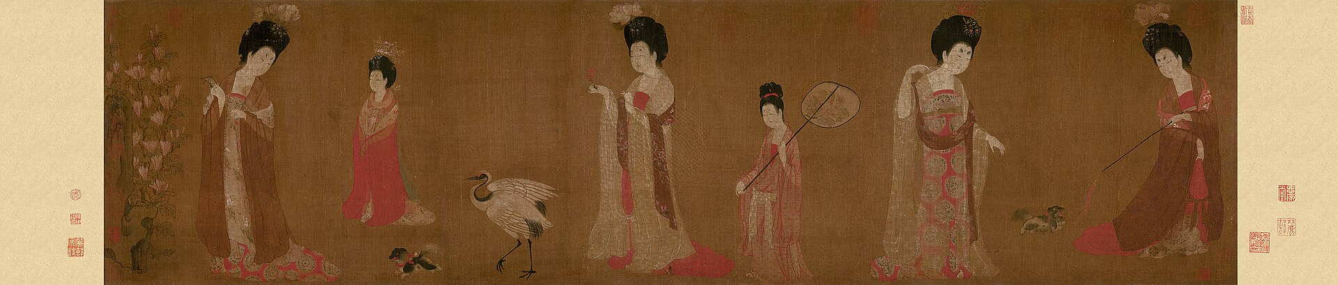 《簪花仕女图》